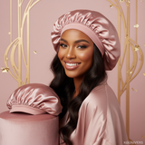 BONNET EN SATIN