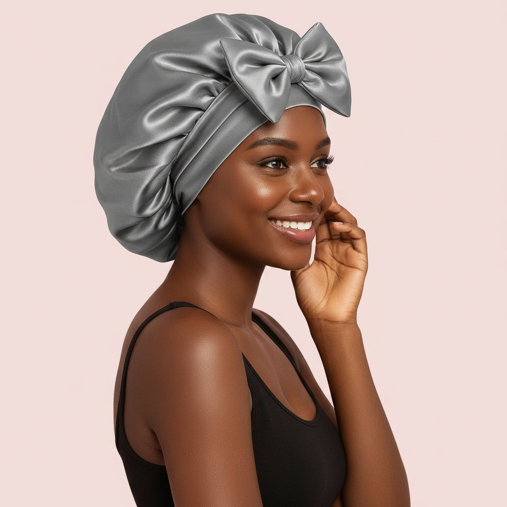 BONNET EN SATIN