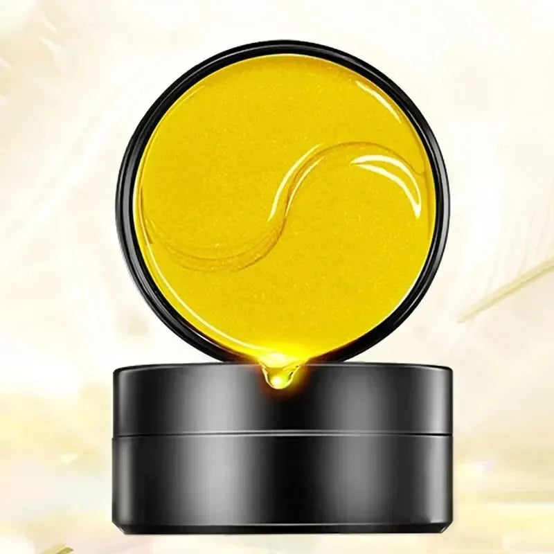 Masque pour les yeux hydratant doré, 60 pièces, soulage la Fatigue oculaire, nourrit la zone des yeux, masque pour les yeux en cristal de collagène, masques de soins coréens pour la peau