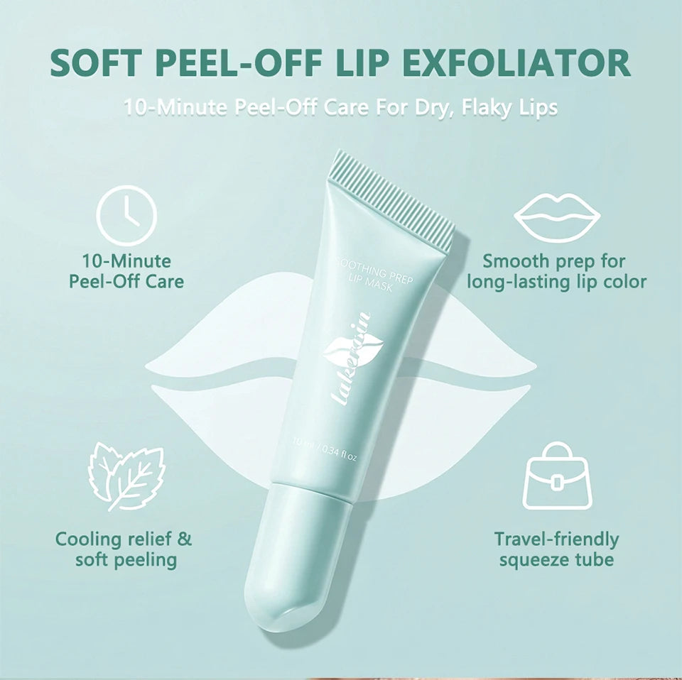 Masque exfoliant doux pour les lèvres, soin nourrissant en profondeur, apaise les lèvres sèches et gercées, traitement quotidien pour tous types de peau