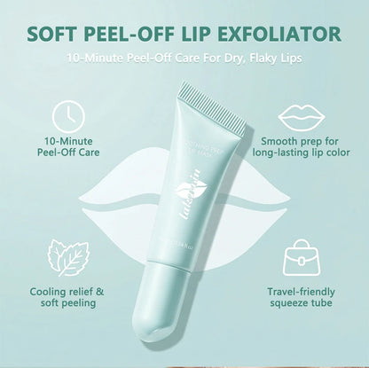 Masque exfoliant doux pour les lèvres, soin nourrissant en profondeur, apaise les lèvres sèches et gercées, traitement quotidien pour tous types de peau