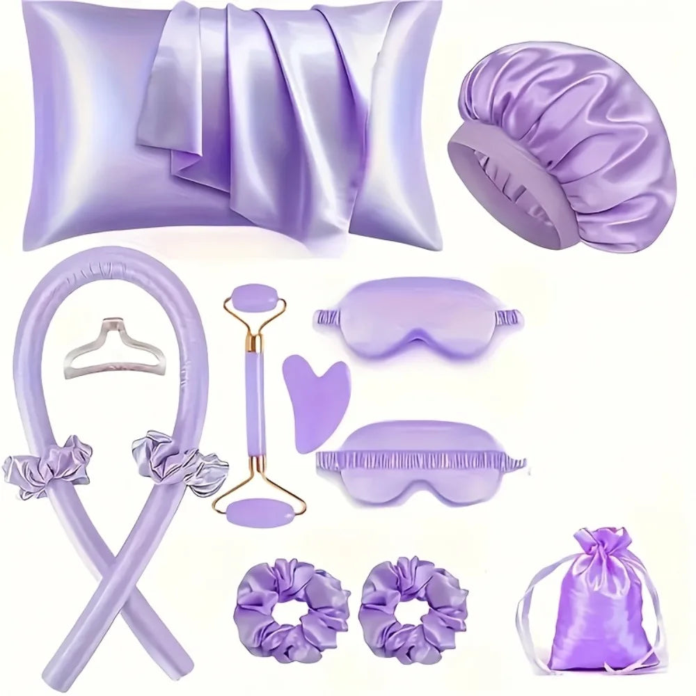 Coffret Boucles Sans Chaleur – Kit Soin Capillaire Nuit | KGUNIVERS
