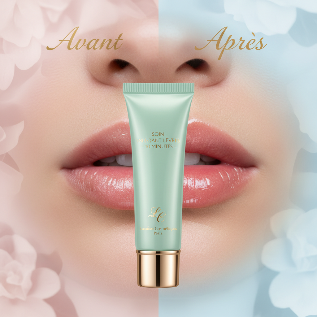 Avant Après Masque Lèvres