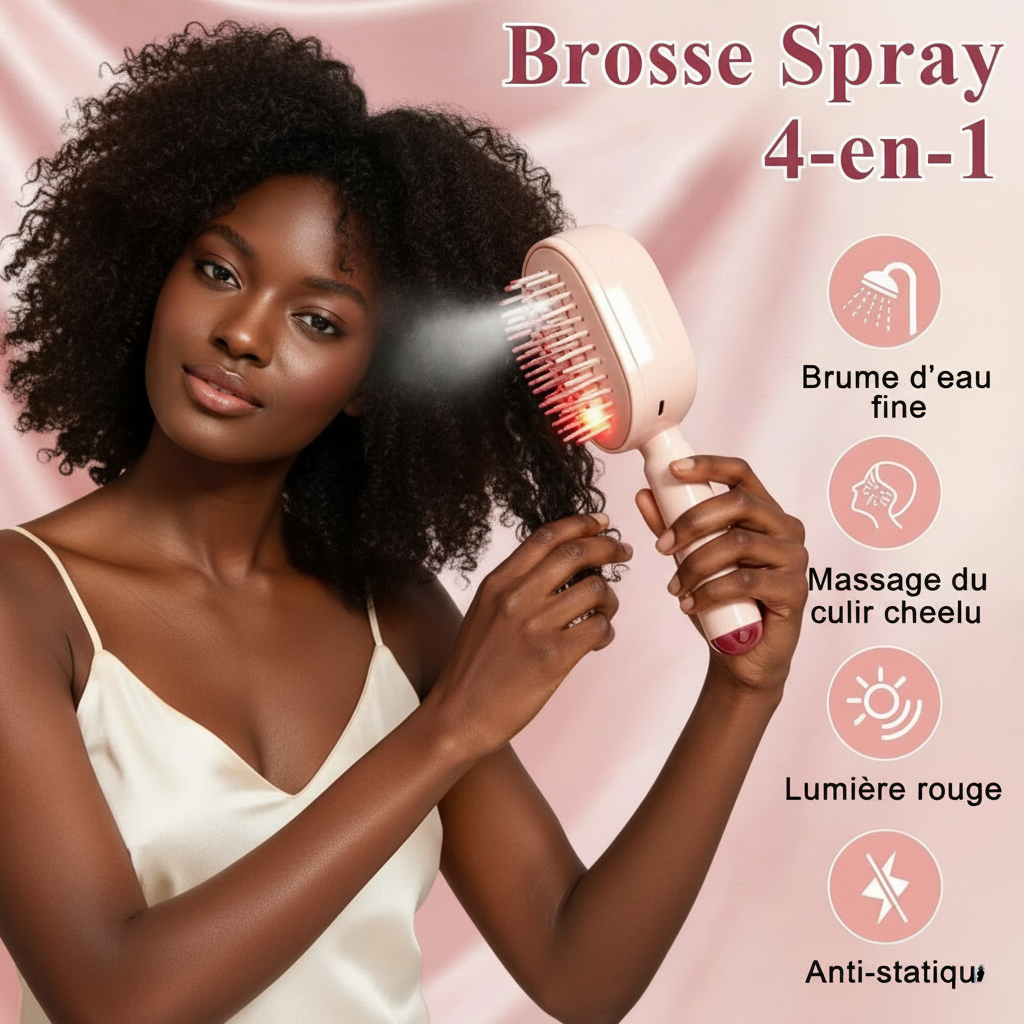 Brosse Spray 4-en-1