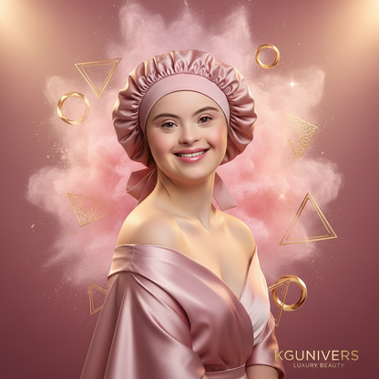 Bonnet Satin - Femme Trisomie 21 KGUNIVERS