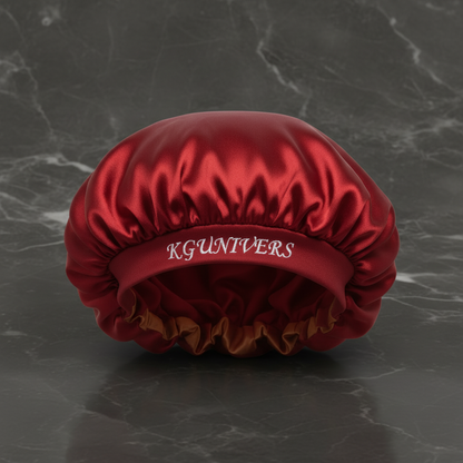 Bonnet de Nuit en Satin Personnalisé – KGUNIVERS | Soin Capillaire & Style
