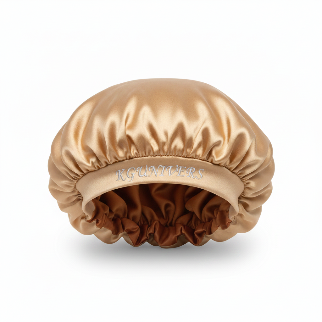 Bonnet de Nuit en Satin Personnalisé – KGUNIVERS | Soin Capillaire & Style